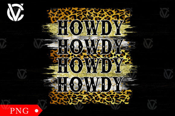 Howdy Cowboy Leopard Western Png