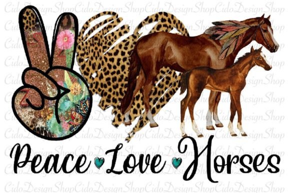 Peace Love Horses, Western Sublimation Review