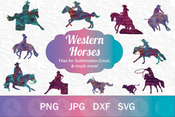 Turquoise Purple Western Horses Review