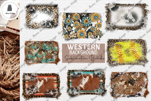 Western Background Bundle Sublimation