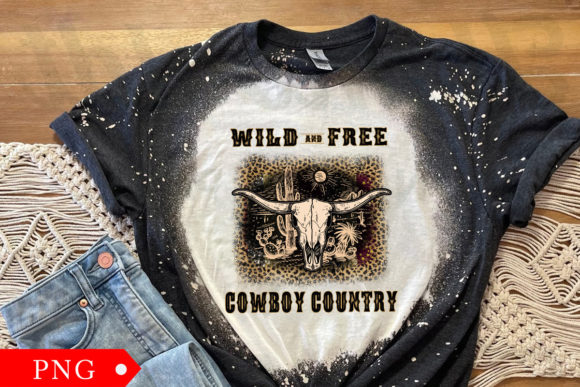 Wild and Free Cowboy Country Western Png